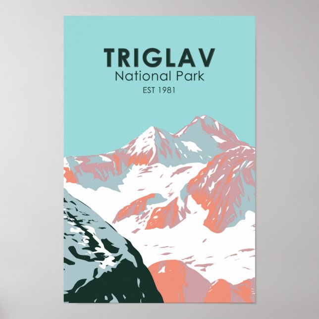 Triglav National Park Mount Triglav Slovenia Poster (Front)