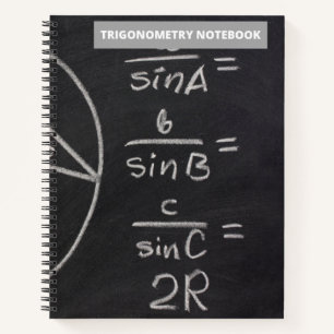 TRIGONOMETRY CHALKBOARD NOTES(BLACK) NOTEBOOK