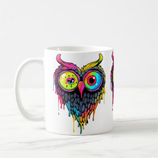 Triippy Party Edm Owl Music Lover Coffee Mug