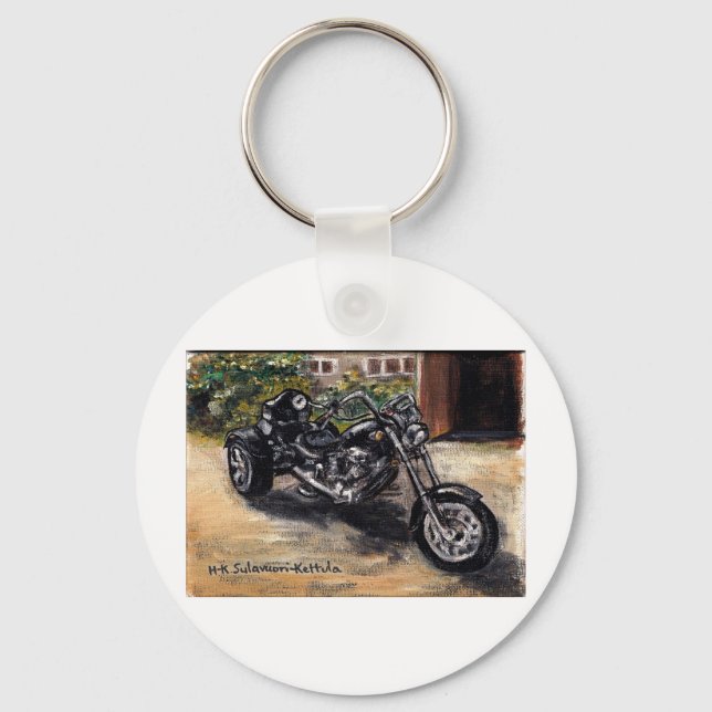 Trike motorcycle key ring (Front)