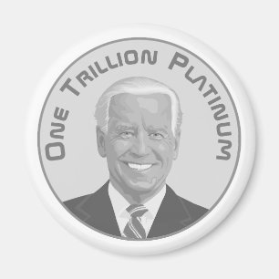 Trillion Dollar Platinum Coin Magnet