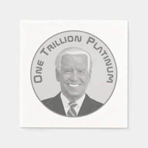 Trillion Dollar Platinum Coin Napkin