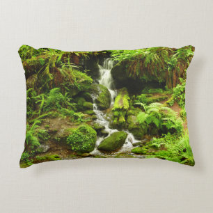 Trillium Falls at Redwood National Park Decorative Cushion