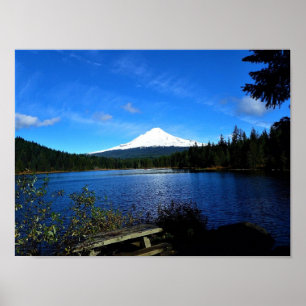 Trillium Lake, OR Poster