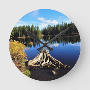 Trillium Lake Round Clock