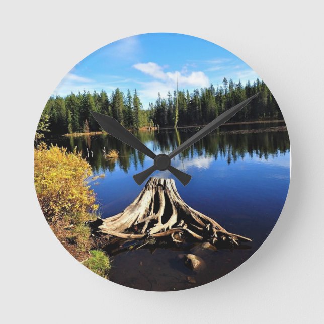 Trillium Lake Round Clock (Front)