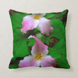Trillium Wildflower Cushion