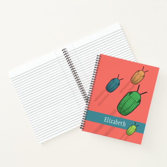 Trilobite Migration- Prehistoric Animal Notebook (Inside)