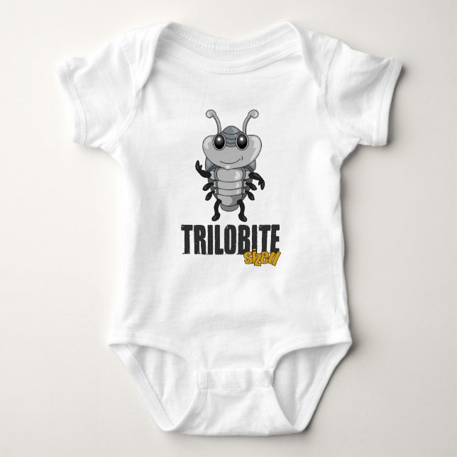 Trilobite Sized - Uni Design Baby Bodysuit (Front)