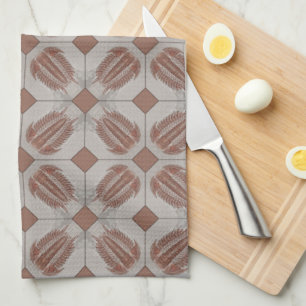 Trilobite Tile Tea Towel