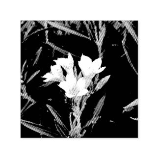 Trilogy flower stems self-inking stamp