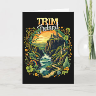 Trim Ireland Vacation Trip Travel Irish Souvenir  Card