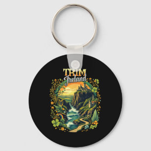 Trim Ireland Vacation Trip Travel Irish Souvenir  Key Ring