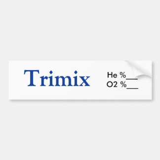 Trimix Tank Sticker