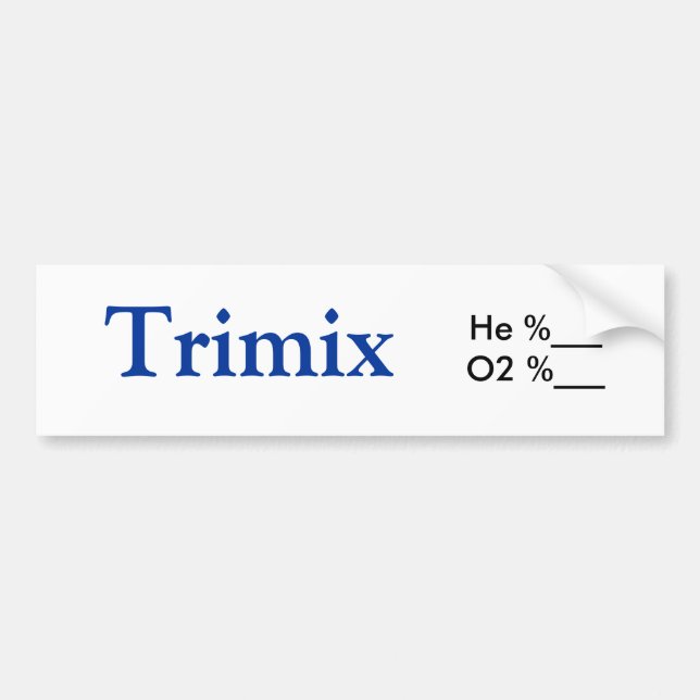 Trimix Tank Sticker (Front)