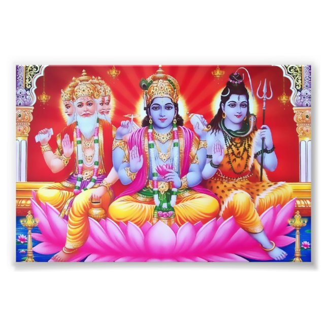 Trimurti Print (6" x 4") (Front)