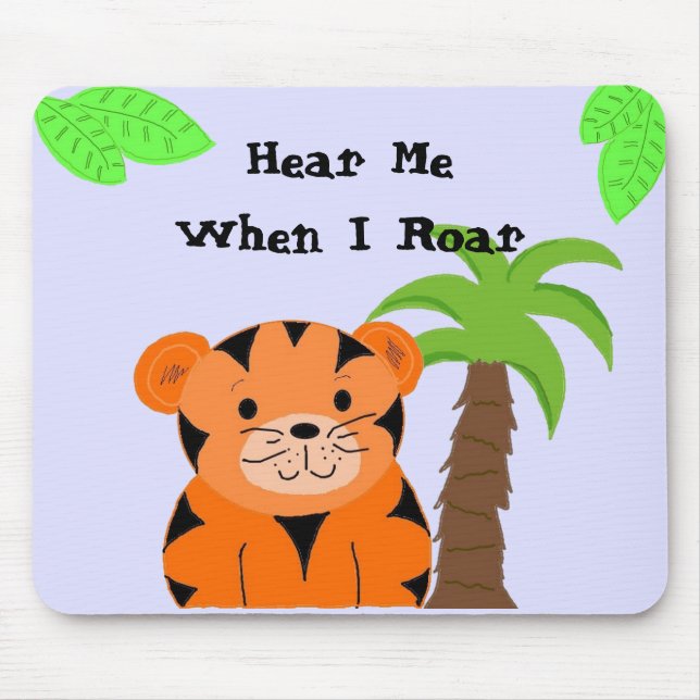Trina the Tiger Mouse Pad (Front)