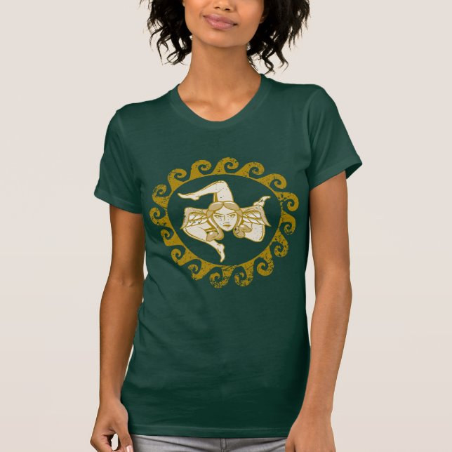 Trinacria Gold t-shirt (Front)