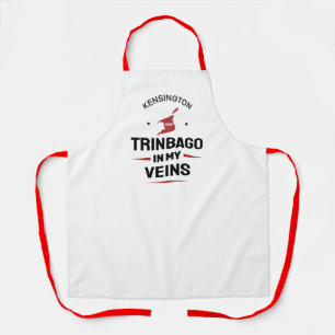 Trinbago in My Veins   Trini Pride Apron