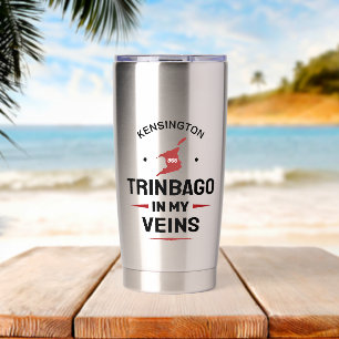 Trinbago in My Veins Trini Pride Insulated Tumbler