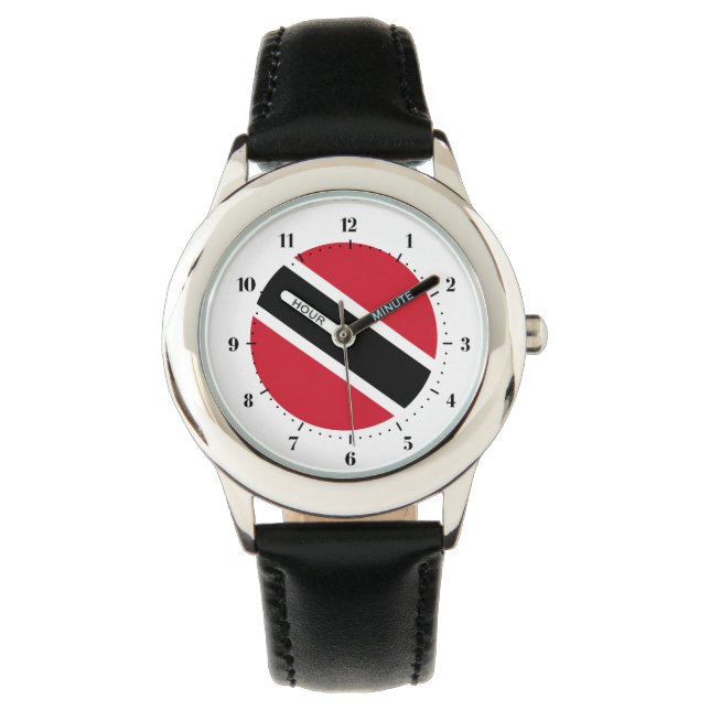 Trindadian and Tobagonian (Trinbagonian) flag Watch (Front)