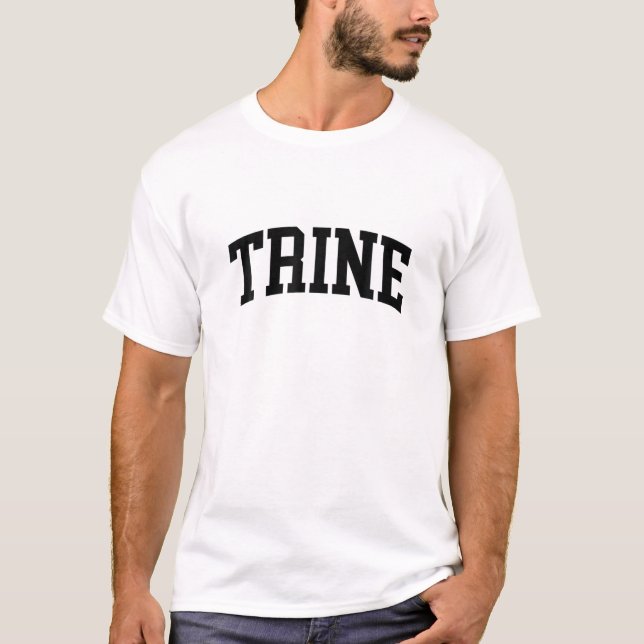 Trine Athletic Arch College University Alumni T-Shirt (Front)