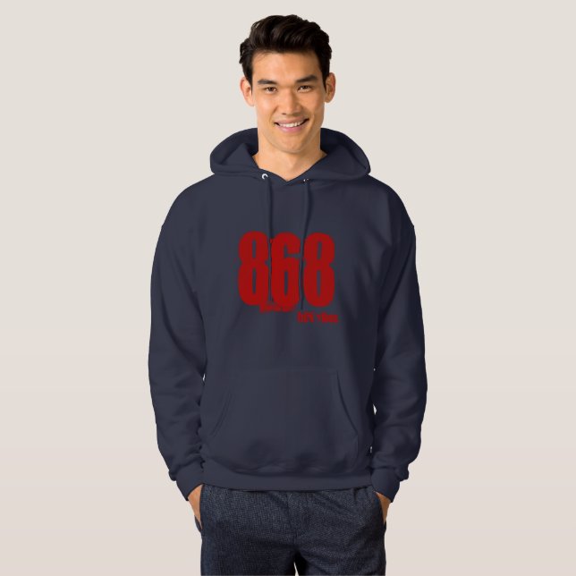 Trini Area Code Hoodie 868 (Front Full)