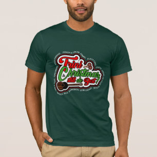 Trini Christmas still d best with map and cuatro T-Shirt
