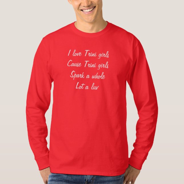 Trini  girls T-Shirt (Front)