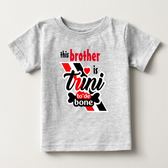 Trini Infant Brother Pride Baby T-Shirt (Front)