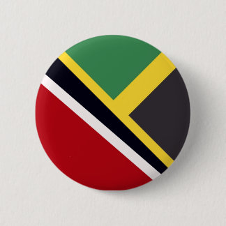 Trini Jamaican Flag | Trinidad Jamaica Flag 6 Cm Round Badge