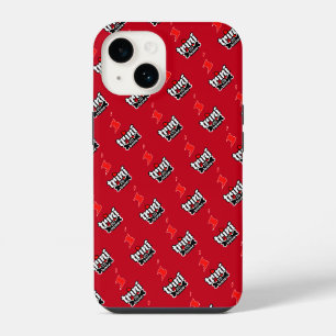 Trini to de Bone with Islands Angled on RED iPhone 14 Case