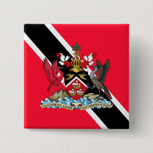 Trinidad and Tobago 15 Cm Square Badge