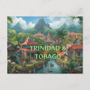 Trinidad and Tobago an island country Postcard