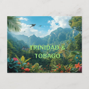 Trinidad and Tobago an island country Postcard