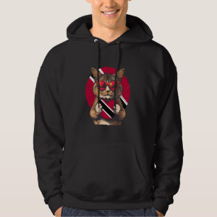 Trinidad And Tobago Cat Tobagonian Flag Trinidadia Hoodie