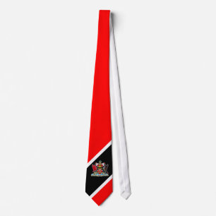 Trinidad and Tobago Coat of Arms (Red) Tie