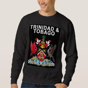 Trinidad And Tobago Crest  Trinidad And Tobago Fla Sweatshirt