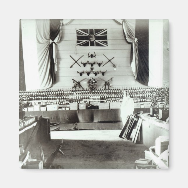 Trinidad and Tobago Exhibition, 1890 Magnet (Front)