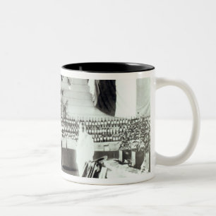 Trinidad and Tobago Exhibition, 1890 Two-Tone Coffee Mug