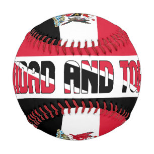 Trinidad and Tobago Flag and Coat of Arms Baseball