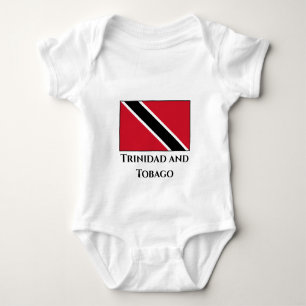 Trinidad and Tobago Flag Baby Bodysuit