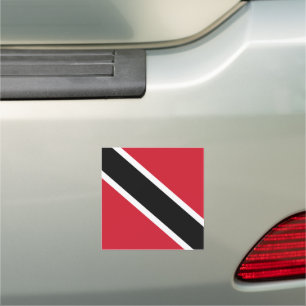 trinidad and tobago flag car magnet