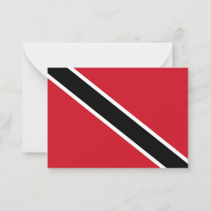 Trinidad and Tobago flag Card