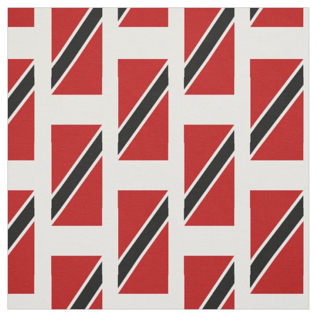 Trinidad and Tobago Flag Fabric (Swatch)
