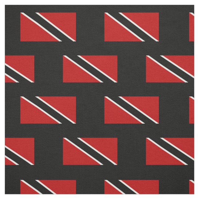 Trinidad and Tobago Flag Fabric (Swatch)