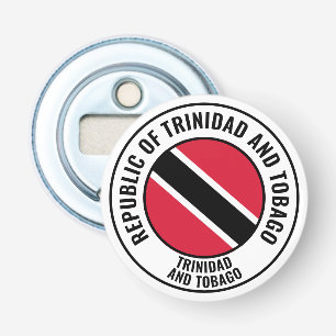 Trinidad and Tobago Flag Gorgeous Patriotic Bottle Opener