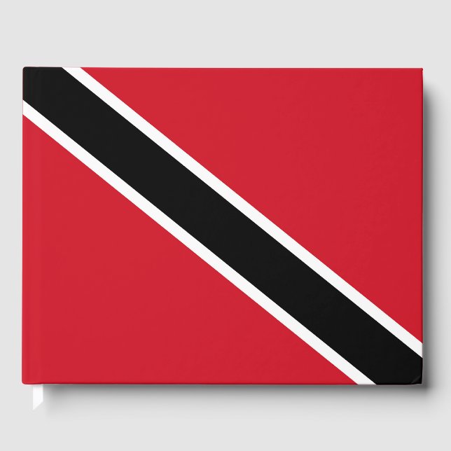 Trinidad and Tobago flag Guest Book (Front)