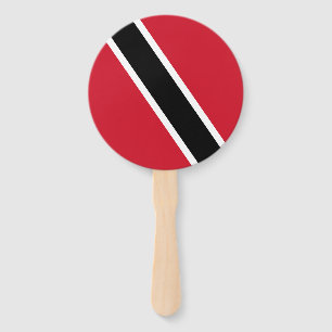 Trinidad and Tobago Flag Hand Fan