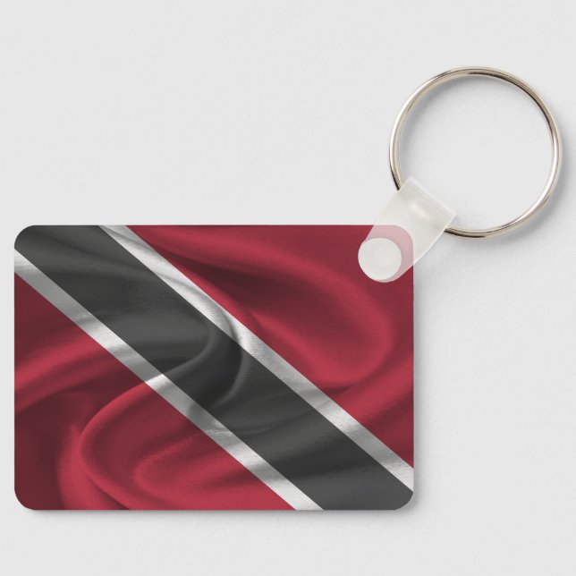 Trinidad and Tobago Flag Keychain (Front)